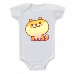 Детский бодик Корги с улыбкой - PrintSalon