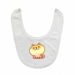 Слюнявчик  Корги с улыбкой - PrintSalon