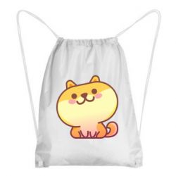 Рюкзак-мешок Корги с улыбкой - PrintSalon