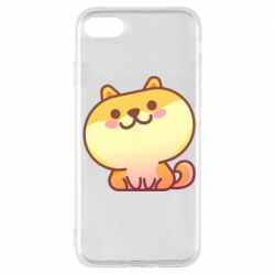 Чехол для iPhone 7 Корги с улыбкой - PrintSalon