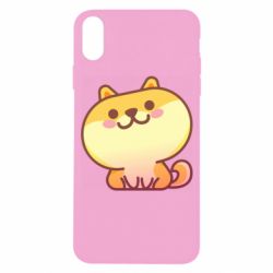 Чехол для iPhone X/Xs Корги с улыбкой - PrintSalon