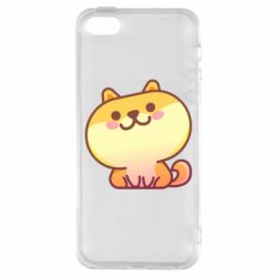 Чехол для iPhone5/5S/SE Корги с улыбкой - PrintSalon
