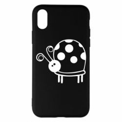 Чехол для iPhone X/Xs Коровка - PrintSalon