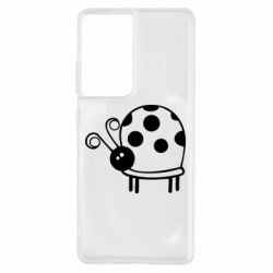 Чехол для Samsung S21 Ultra Коровка - PrintSalon