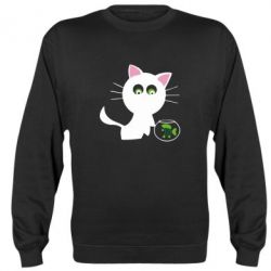 Cвитшот Кошечка и аквариум - PrintSalon