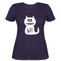 Женская футболка Кошка Ы - PrintSalon
