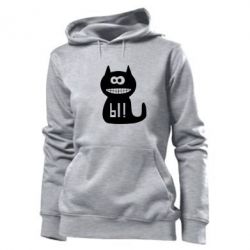 Женское худи Кошка Ы - PrintSalon