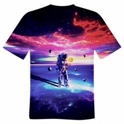 Чоловіча футболка 3D Kosmonaut astronaut - PrintSalon