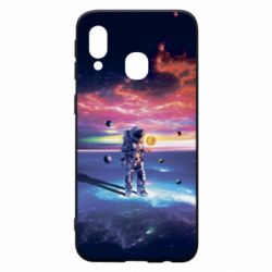 Чохол для Samsung A40 Kosmonaut astronaut - PrintSalon