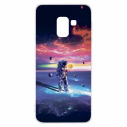 Чохол для Samsung A8 2018 Kosmonaut astronaut - PrintSalon