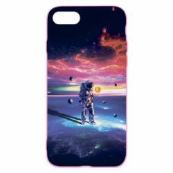 Чехол для iPhone SE 2020 Kosmonaut astronaut
