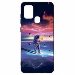 Чохол для Samsung A21s Kosmonaut astronaut - PrintSalon