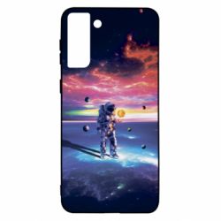 Чохол для Samsung S21+ Kosmonaut astronaut - PrintSalon