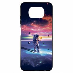 Чохол для Xiaomi Poco X3 Kosmonaut astronaut - PrintSalon
