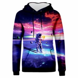 Жіноче 3D худі Kosmonaut astronaut