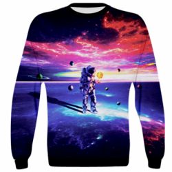 3D світшот Kosmonaut astronaut - PrintSalon