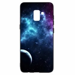 Чехол для Samsung A8+ 2018 Космос и планета