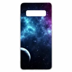 Чехол для Samsung S10+ Космос и планета - PrintSalon
