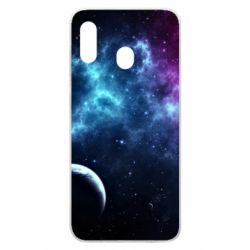Чехол для Samsung A20 Космос и планета - PrintSalon