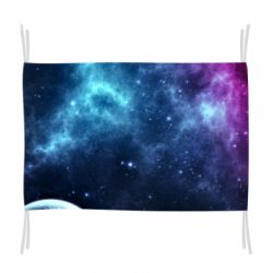 Флаг Космос и планета - PrintSalon