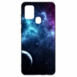Чехол для Samsung A21s Космос и планета - PrintSalon