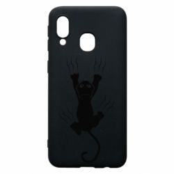 Чохол для Samsung A40 кот когти - PrintSalon