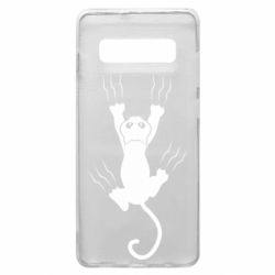 Чохол для Samsung S10+ кот когти - PrintSalon