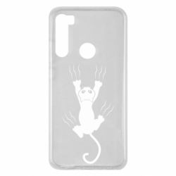 Чохол для Xiaomi Redmi Note 8 кот когти - PrintSalon