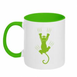 Чашка двокольорова кот когти - PrintSalon