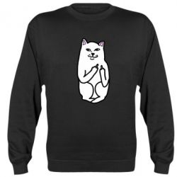 Cвитшот Кот с факом - PrintSalon