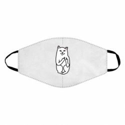 Маска многоразовая Кот с факом - PrintSalon