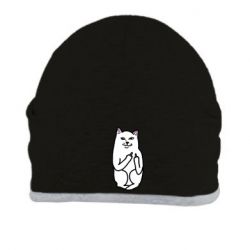 Шапка Кот с факом-PrintSalon Шапка Кот с факом