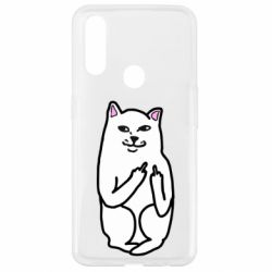 Чехол для Oppo A31 Кот с факом - PrintSalon