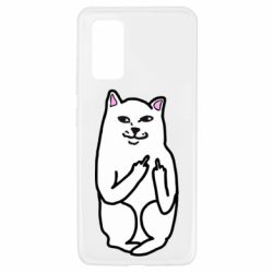 Чехол для Samsung A32 4G Кот с факом - PrintSalon