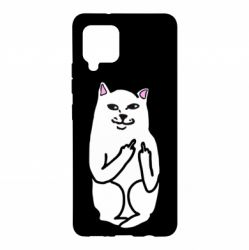 Чехол для Samsung A42 5G Кот с факом - PrintSalon