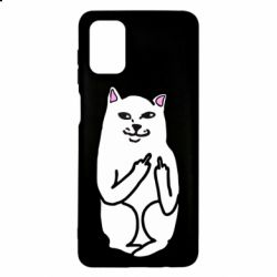 Чехол для Samsung M51 Кот с факом - PrintSalon