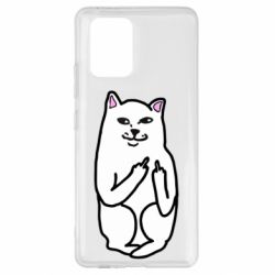 Чехол для Samsung S10 Lite Кот с факом - PrintSalon