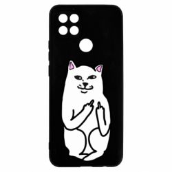 Чехол для Oppo A15s/A15 Кот с факом - PrintSalon