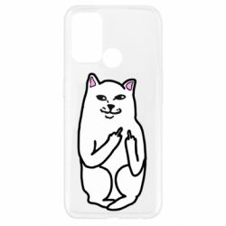 Чехол для Oppo A52/A72/A92 Кот с факом - PrintSalon