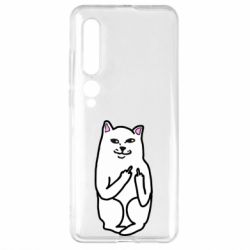 Чехол для Xiaomi Mi10/10 Pro Кот с факом - PrintSalon