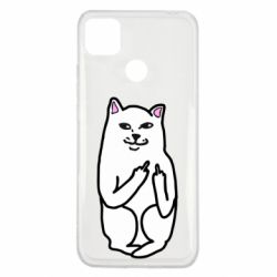 Чехол для Xiaomi Redmi 9c Кот с факом - PrintSalon