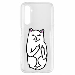 Чехол для Realme 6 Pro Кот с факом - PrintSalon