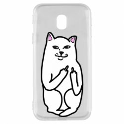 Чехол для Samsung J3 2017 Кот с факом - PrintSalon