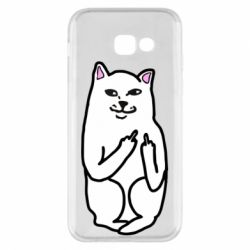 Чехол для Samsung A5 2017 Кот с факом - PrintSalon