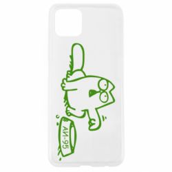 Чехол для Oppo A92s Кот Саймона (Аи-95) Simon Cat-PrintSalon Чехол для Oppo A92s Кот Саймона (Аи-95) Simon Cat