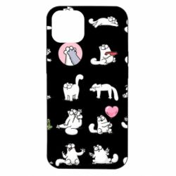 Чехол для iPhone 14 Кот Саймона эмоции