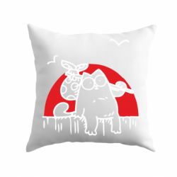 Подушка Кот Саймона на фоне заката-PrintSalon Подушка Кот Саймона на фоне заката