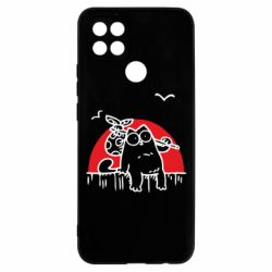Чехол для Oppo A15s/A15 Кот Саймона на фоне заката - PrintSalon