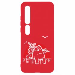 Чехол для Xiaomi Mi10/10 Pro Кот Саймона на фоне заката - PrintSalon