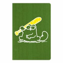 Блокнот з принтом Кот Саймона с битой